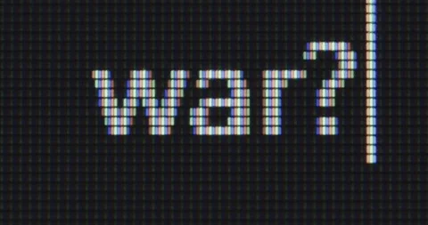 Screen search bar text typing: war Stock Footage 259067874