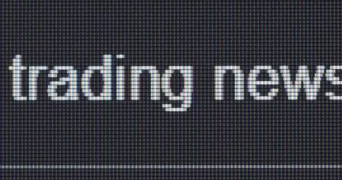 Screen search bar text typing: trading news Stock Footage 263818779