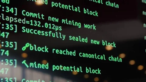 Screen with software developer code. Screen with crypto code, green digitals Stock Footage 82913559