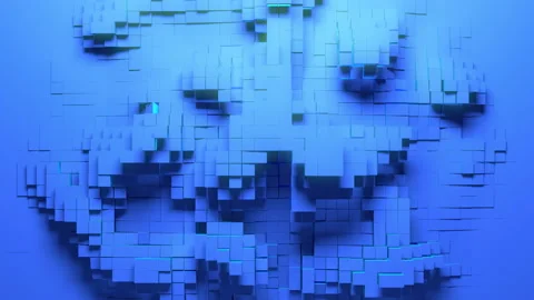 The screen splits into squares Stock Footage 156717340