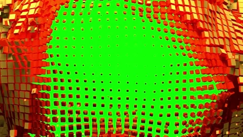 The screen splits into squares Stock Footage 196992921