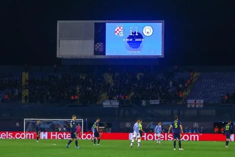 Screen at the stadium Stock Photos