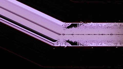Screen Stripes: A Noisy, Flickering Texture of TV Interference and Glitchy Lines Stock Footage 233636364