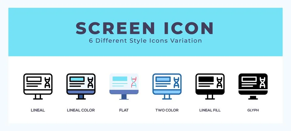 Screen symbol. logo. icon vector illustration. Stock Illustration