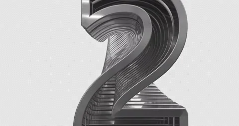 Screen Transitions With 3d Numbers Stock Footage 222897831