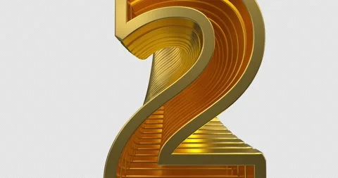 Screen Transitions With 3d Numbers Stock Footage 222898343