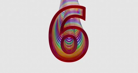 Screen Transitions With 3d Numbers Stock Footage 222909501