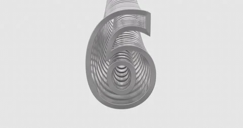 Screen Transitions With 3d Numbers 動画素材 222910217