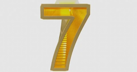 Screen Transitions With 3d Numbers Stock Footage 222928368