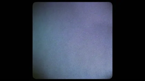 A screen TV with retro effect displaying a 4x3. Film grain noise, distortion Stock-Footage 197510264