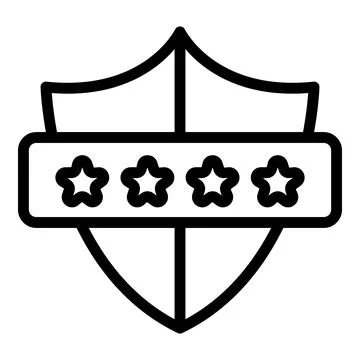 Screen verification icon outline vector. Login code イラスト素材