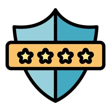 Screen verification icon vector flat Stock Illustration