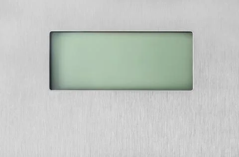 Screen on weight scale Foto stock