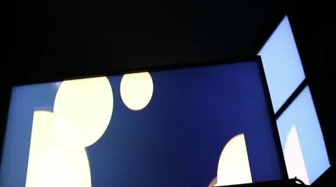 Screens on a Dj stand _3 Stock Footage 11516068