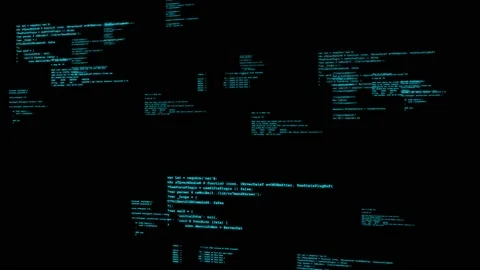 Screens of programming. Programming language. System engineering. Stock Footage 130960905