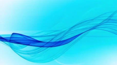 Screensaver with abstract waves on a blue background Stock Footage 287900459
