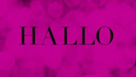 Screensaver Hello. Pink bubbles Stock Footage 315428833