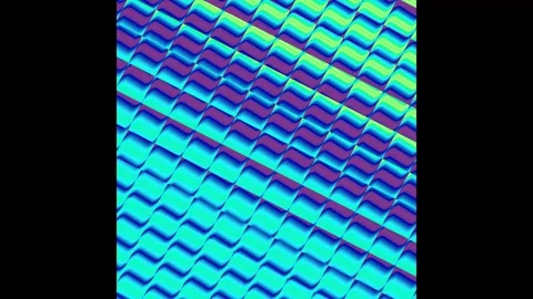 Screensaver . pattern movements . multicolored mirror pattern Stock Footage 313082032