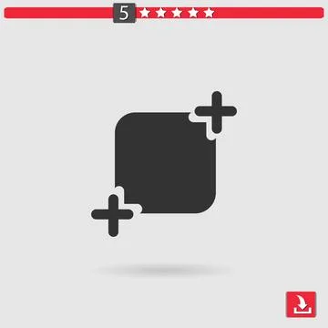 Screenshot vector icon Stock Illustration