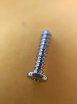 Screw in 3D view Stock Photos