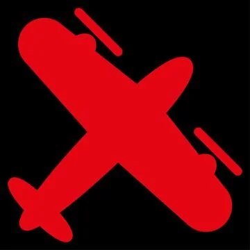 Screw Aeroplane Icon Stock Illustration