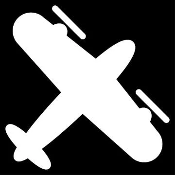 Screw Aeroplane Icon 스톡 일러스트
