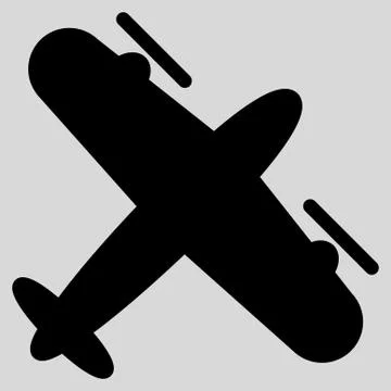 Screw Aeroplane Icon Illustrazione stock