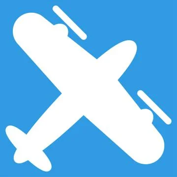Screw Aeroplane Icon 스톡 일러스트