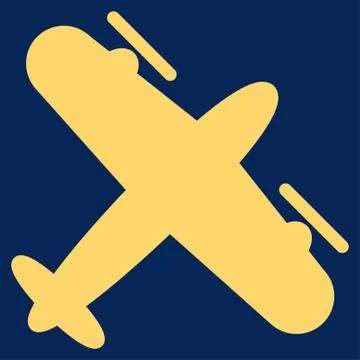Screw Aeroplane Icon Stock Illustration