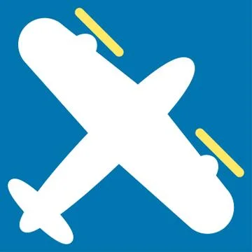 Screw Aeroplane Icon Illustrazione stock