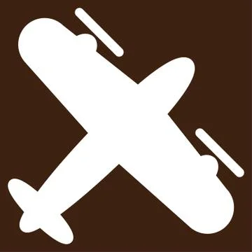 Screw Aeroplane Vector Icon Stock Illustration