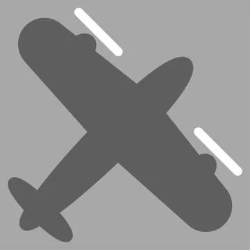 Screw Aeroplane Vector Icon Stock Illustration