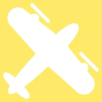 Screw Aeroplane Vector Icon Stock Illustration