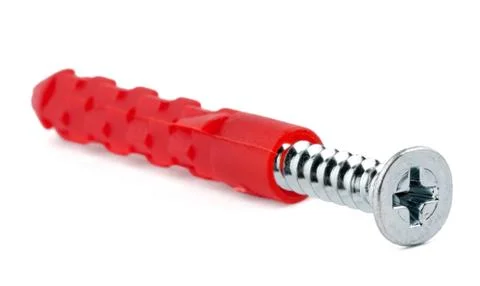Screw into anchor Stock Photos