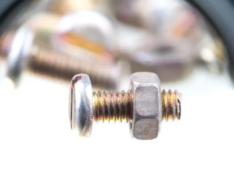 Screw and nut Stock Photos