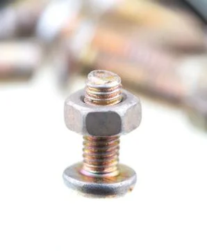 Screw and nut Stock Photos