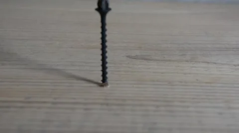 Screw in the board. 動画素材 51679251