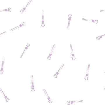 Screw boards assembly glyph vector seamless pattern Ilustración de archivo