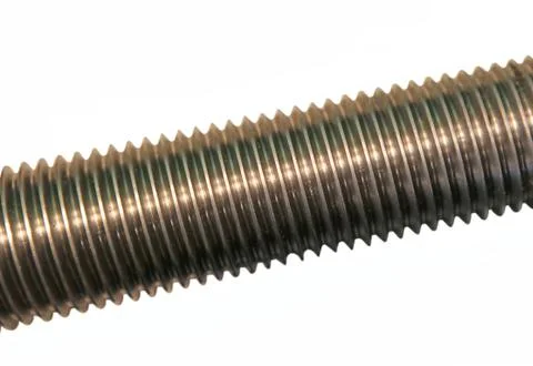 Screw with a carving Stock Photos