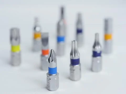 Screw driver bits Stock Photos