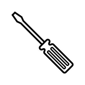 Screw driver icon vector design template Stock Illustration