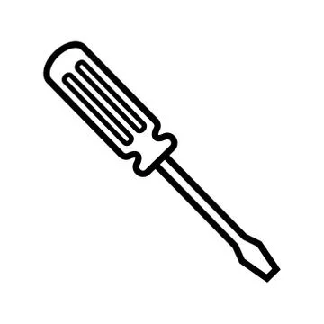 Screw driver icon vector design template Stock Illustration