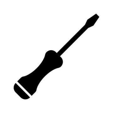 Screw driver icon vector design template Illustrazione stock