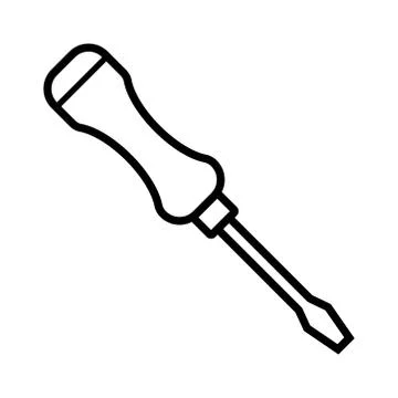 Screw driver icon vector design template Stock Illustration