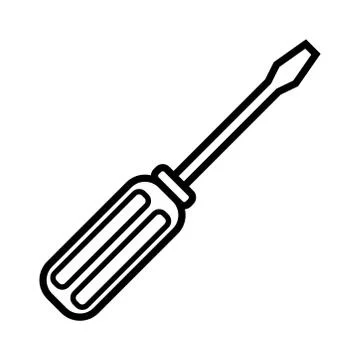 Screw driver icon vector design template Stock Illustration