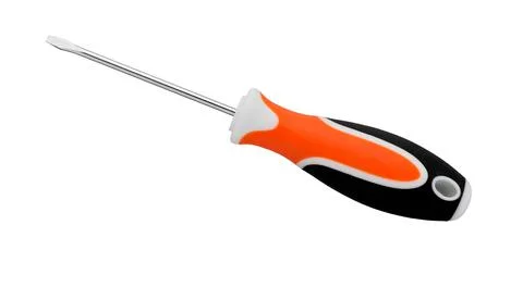 Screw driver isolated on white background. Stock Photos