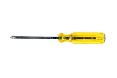 Screw driver isolated on white background Stock Photos