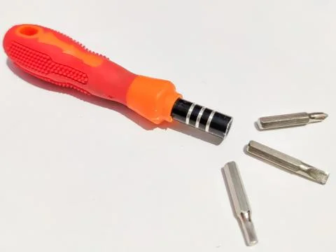 Screw Driver variable bits. Stock Photos