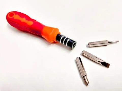 Screw Driver variable bits. Foto stock