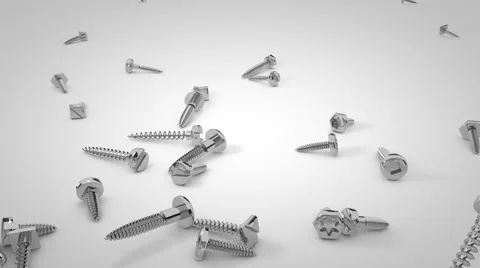 Screw Falling 02 Stockbeeldmateriaal 41839793